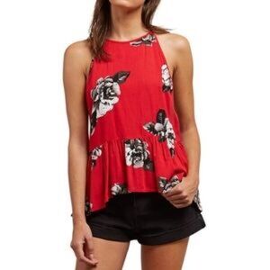 Volcom floral top
